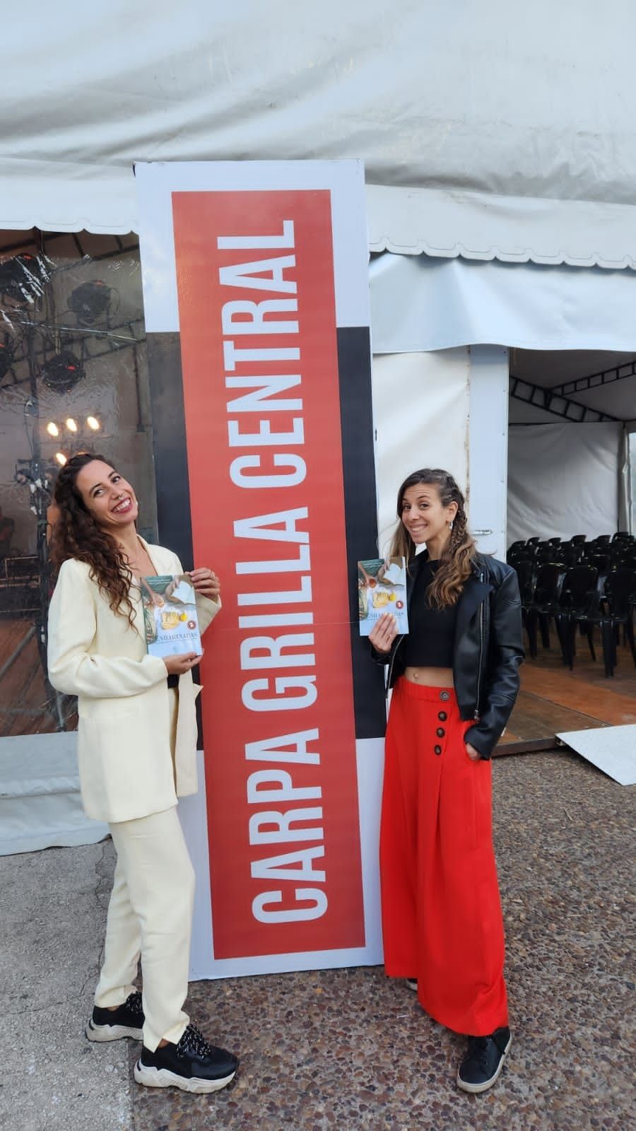 Presentación de la segunda edición del libro en el marco de la feria del libro de Córdoba en 2023.