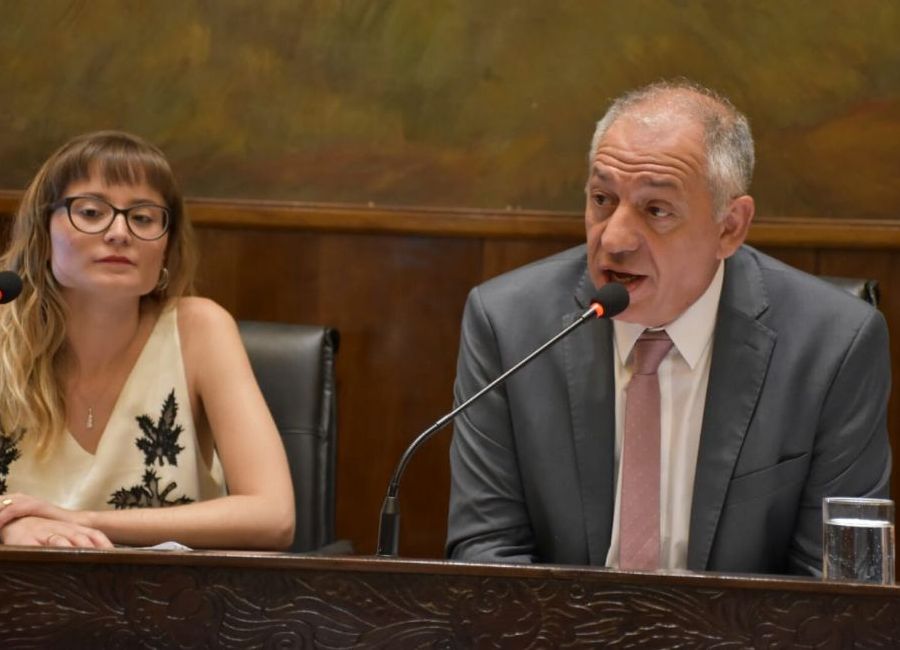 Jorge Laviuzza y Daniela Coullery.