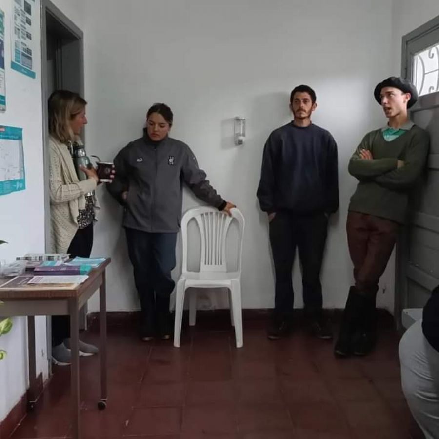 Además de la vacunación, se realizaron controles de salud a quienes concurrieron a la sala.