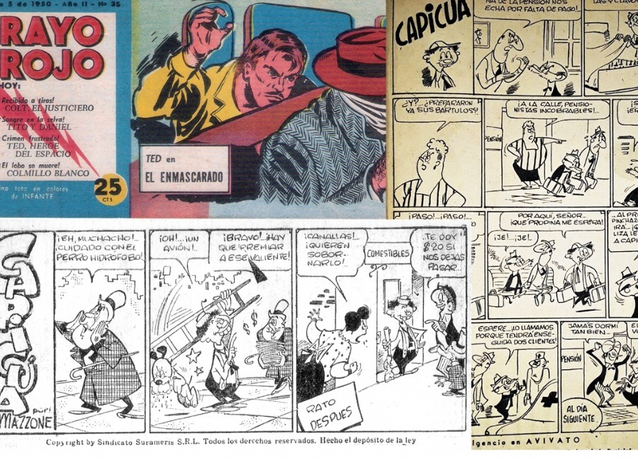 Capicúa deambula por "Rayo Rojo" (1950) y "Avivato" (1958).