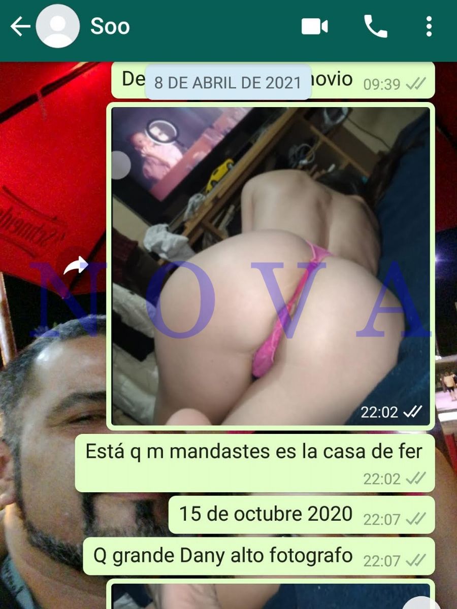 Una de las tantas pruebas de las infidelidades de Sonia Dina Ponce a Alejandro Reyna. (Foto: NOVA)